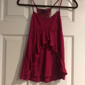 Pink American Eagle Tank XS